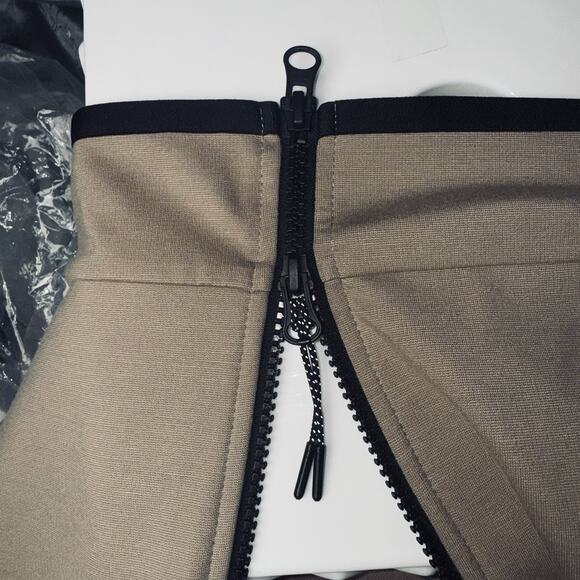 NWT Nike Tech XL Fleece Full Zip Sweatshirt Jacket Khaki Tan Hooded DX0822-247 - Picture 8 of 8